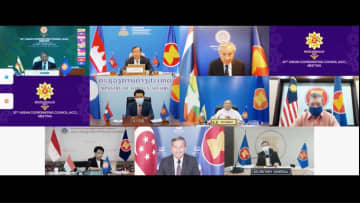 ミャンマー、特使派遣拒む　ASEAN外相会議