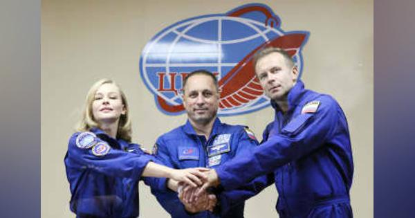 ロシア俳優、映画撮影で宇宙に　世界初、ISSドッキング