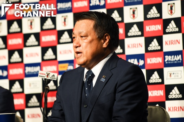 JFA田嶋幸三会長「まだ3試合が終わっただけ」。日本代表の危機にも楽観的、W杯出場権獲得への皮算用は【W杯アジア最終予選】