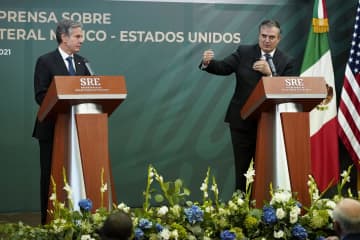 米とメキシコ、麻薬対策で連携　初の安保対話開催、共同声明も