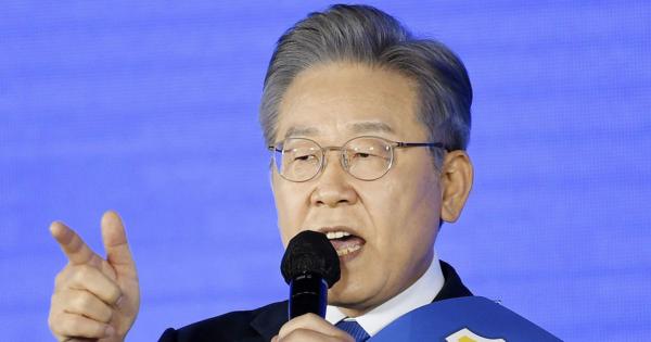 「日本を追い越す」　韓国与党候補の李在明氏、演説で対抗意識