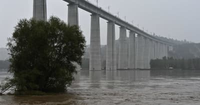 山西省水害、175万人余りが被災