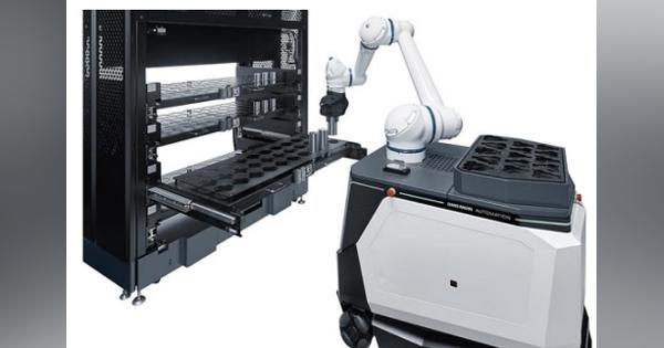 無軌道型AGVと人協働ロボットを組み合わせた次世代搬送システム発売