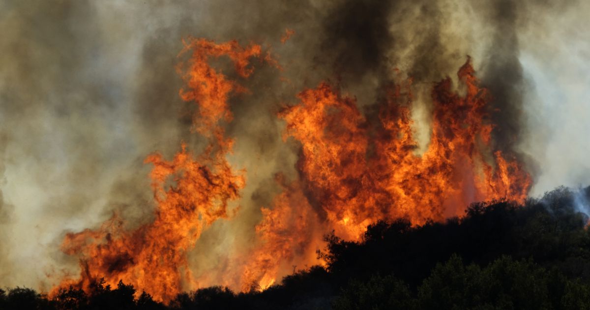 米加州で山火事　レーガン元大統領の牧場に迫る