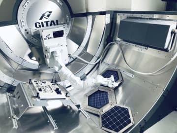 日本製AIロボ、宇宙基地で実験　自動で太陽光パネル組み立て