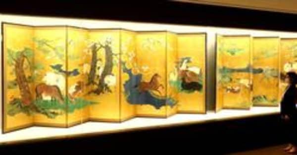 円山応挙の障壁画など展示へ　日本初の私立美術館「川崎美術館」を再現