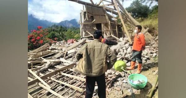 バリ島の東部で地震、3人死亡　インドネシア、M4.8