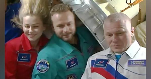 軌道上で初の長編映画撮影のロシア映画班、ISSから無事に帰還