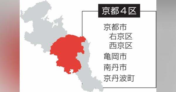 【衆院選速報】京都4区は共産新人、無所属元職、自民前職が立候補