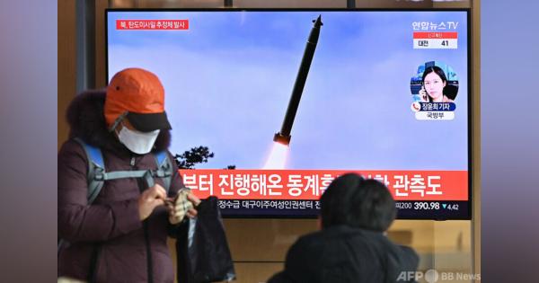 北朝鮮、日本海に飛翔体発射 弾道ミサイルか