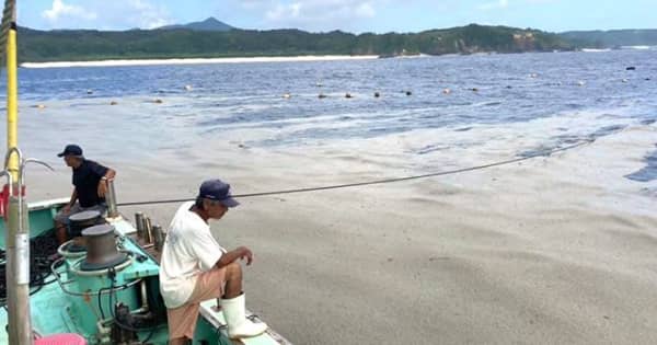 軽石の漂着、漁業に打撃　エンジン故障の恐れ「石が多すぎ」　沖縄・国頭