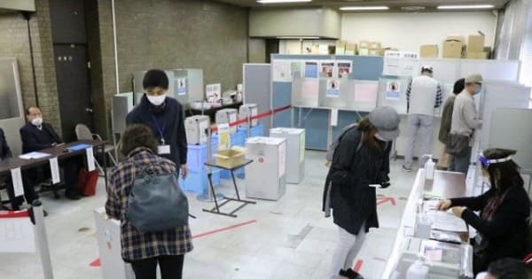 衆院選 期日前投票始まる　北区役所など岡山県内72カ所