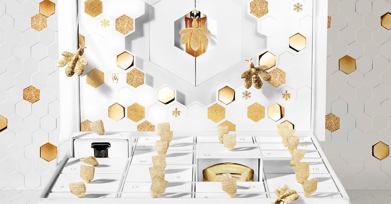 【ホリデーコフレ2021】ゲラン：ブランド初のアドベントカレンダーを発売　ボックスはミツバチの巣箱をイメージ