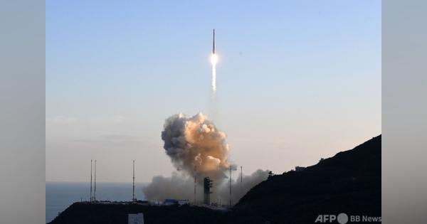 韓国、初の純国産ロケット打ち上げ 模擬衛星の軌道投入失敗