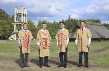 縄文遺跡群の活用で合意　北海道、北東北の4知事