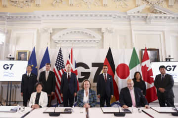 G7、強制労働の排除で一致　中国を念頭、貿易に人権意識
