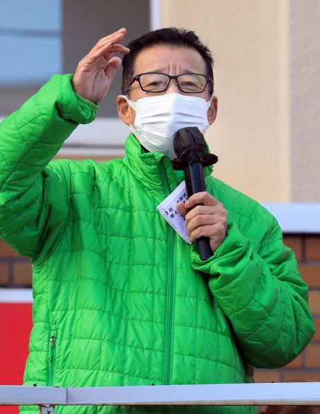 「身を切り構造転換を」　維新の松井代表、札幌で演説