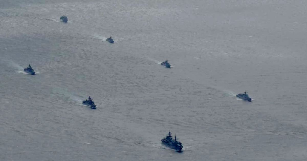日本列島をほぼ一周した中露艦艇１０隻の一覧