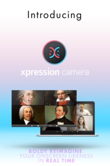 画像や写真の顔を動かせるカメラアプリ「xpression camera」クラファンが進行中