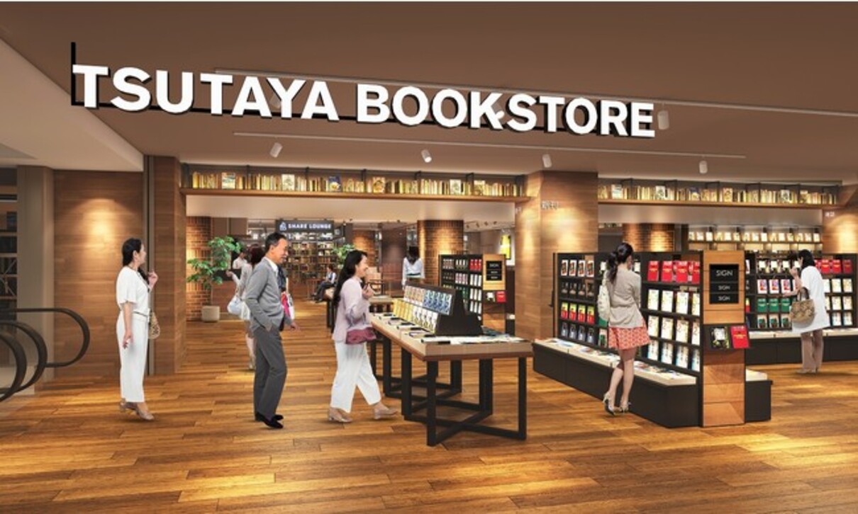 東海初の「SHARE LOUNGE」併設「TSUTAYA BOOKSTORE」名鉄百貨店に12月開業