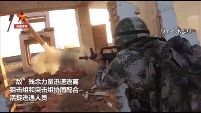 中国軍 異例の“市街地訓練”映像公開 台湾想定か