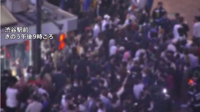 全面解除から初の週末 ハロウィーン前夜の渋谷は人出増