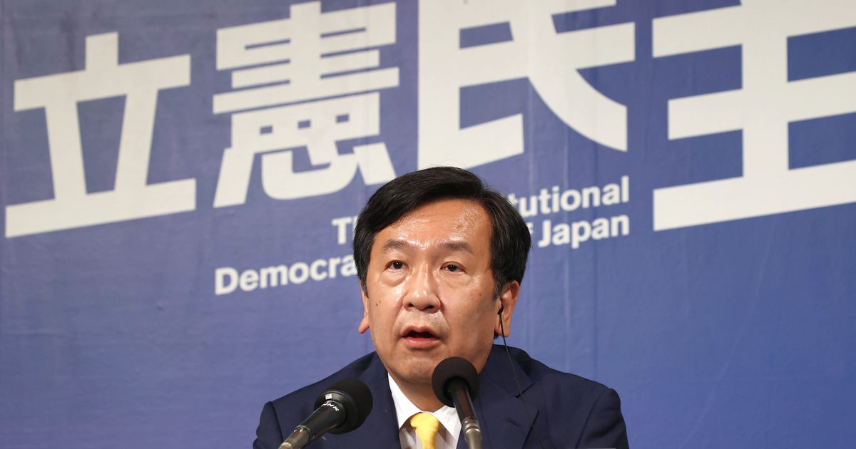 立民・枝野氏、代表辞任を否定　維新と連携せず