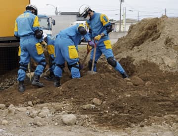 土砂災害想定し救助訓練、富山　熱海市派遣の機動隊員が指導
