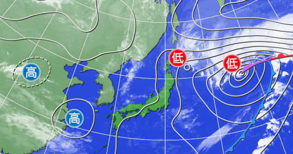 北海道はノロノロ低気圧に注意