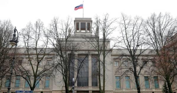 ロシア外交官、独ベルリンの大使館横で遺体で発見