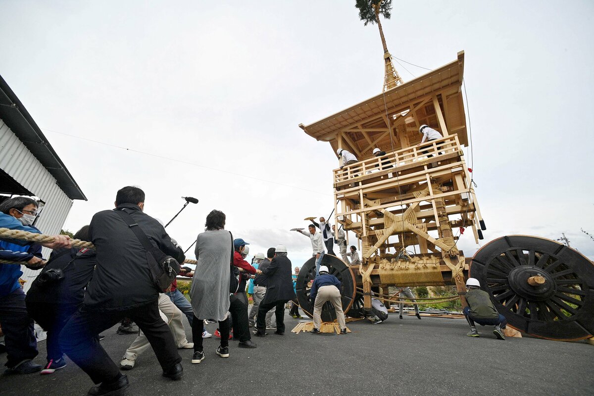 祇園祭・鷹山、196年ぶり巡行復活へ「前進」　試し曳き、辻回しも成功
