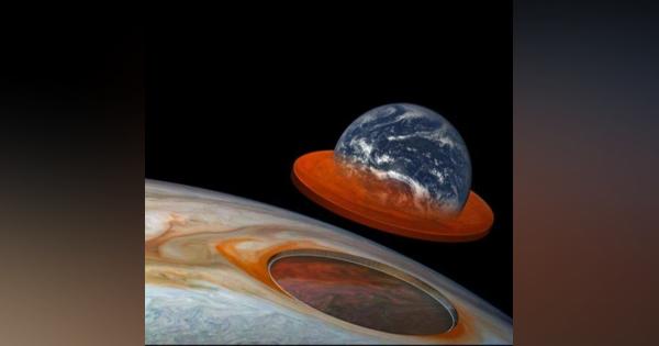 木星の大赤斑の深さは？ NASA探査機「ジュノー」の観測データから明らかに
