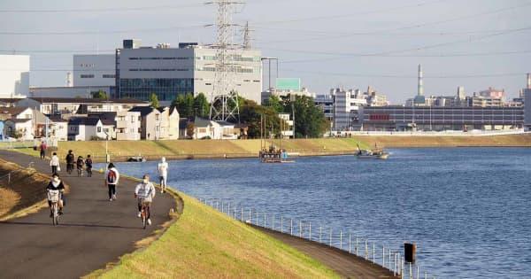 横浜・鶴見川、最近おとなしい「暴れ川」　流域は過密地、40年の治水成果気候変動で残る水害リスク