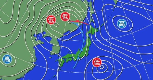 北日本を中心に大雨に警戒、注意が必要