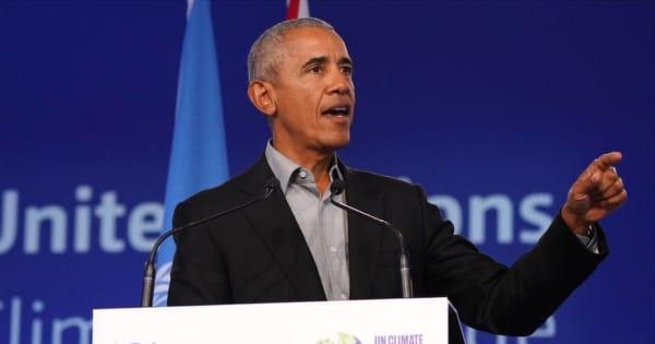 【COP26】 オバマ氏「怒り持ち続けて」　気候変動に取り組む若者に呼びかけ