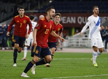 サッカー、スペインが首位に浮上　W杯欧州予選B組