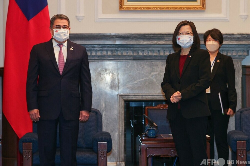 台湾訪問中のホンジュラス大統領、支援を改めて表明