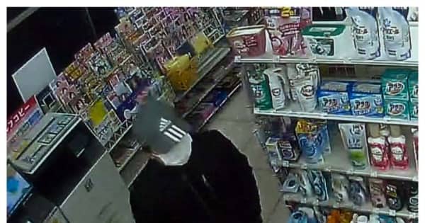 店員女性に刃物突き付け「金を出せ」　男が逃走　福山市のコンビニで強盗未遂