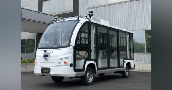 塩尻MaaS実現へ！ EVバス型自動運転車両の一般道走行を検証