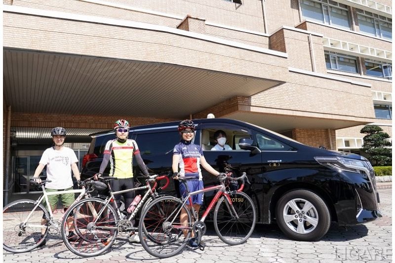日本交通、サイクリングタクシー提供開始　スポットまで自転車を搭載
