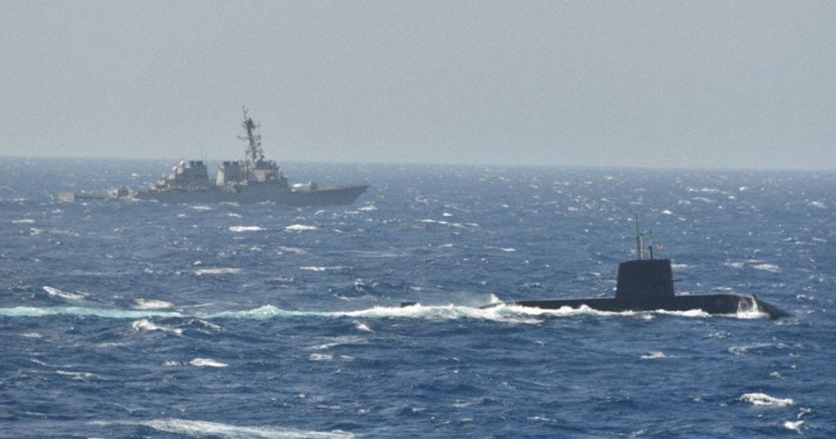 日米が南シナ海で初の対潜水艦戦訓練　異例の公表、中国けん制か