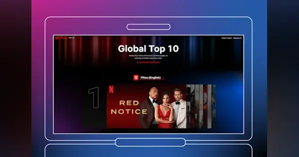 Netflix、視聴時間に基づく「NetflixのTOP10」を新サイトで公開