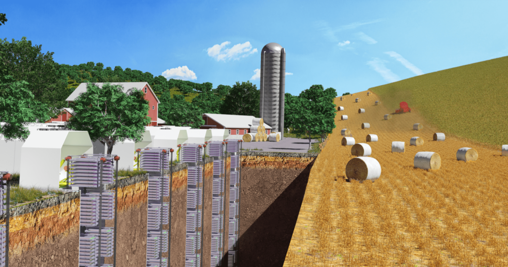 もっと地下へ、GreenForgesは地下農場システムで野菜を栽培