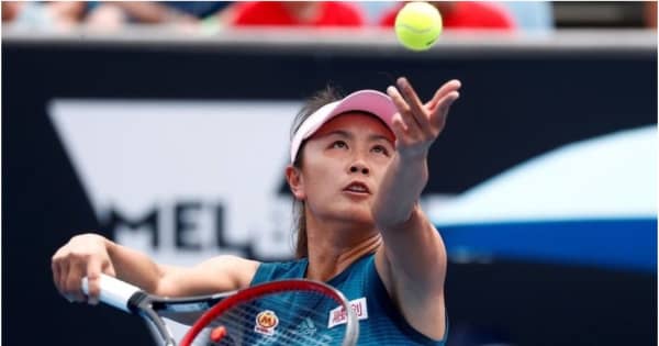 中国テニス選手の動画、国営新聞がツイッターに投稿
