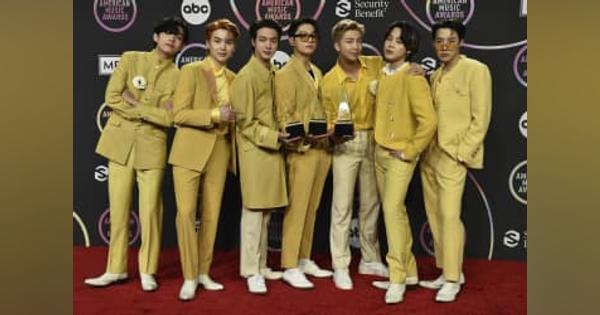 BTS、米音楽賞を獲得　アジア初「歴史つくった」