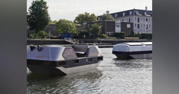 連結して橋にもなるMITの自動操船ボート「Roboat」、新型インフラとして期待
