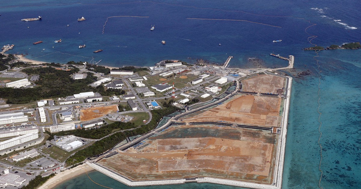 辺野古設計変更、沖縄知事不承認へ　軟弱地盤改良「基準不適合」