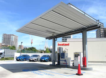 東名高速道に水素ステーション　燃料電池車用、23年春に開業