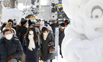 雪まつり、2年ぶり開催　札幌、巨大雪像は中止