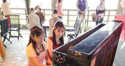 小林・生駒高原にピアノ　須木男性の遺志継ぎ設置